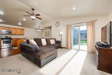 Open Living Room and Kitchen