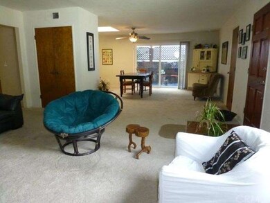 Open living and dining area.