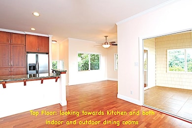 Great room to dining area