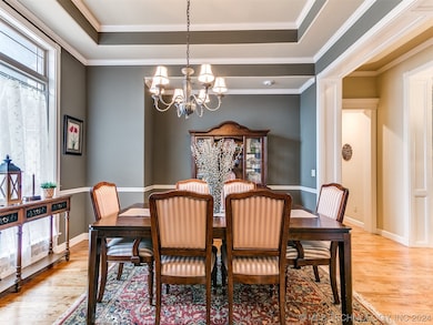 Another view of this elegant dining room.