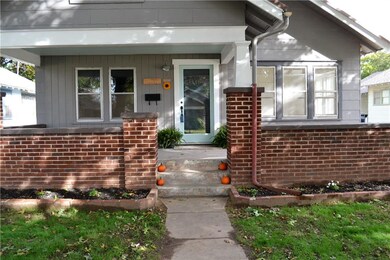 Inviting, covered front porch.  Welcome home!