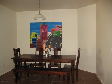 Stunning Tile Flooring In Dining Area