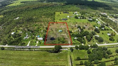 Drone / aerial view with a rural view