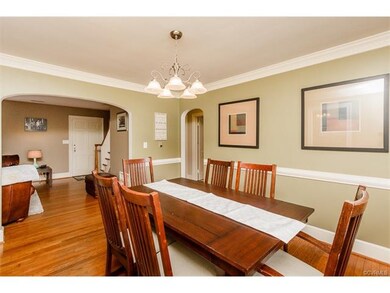 Formal Dining Room with Hardwood Floors