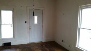 Living room off front entrance