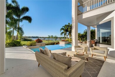 Large Pool deck on the the lake