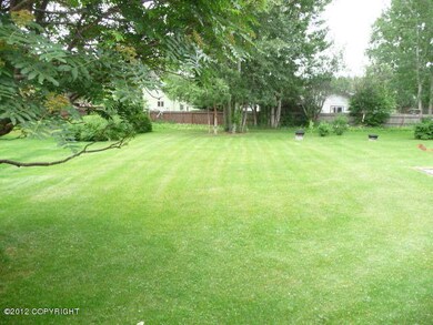 view of yard from deck