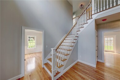 Front Entry and stairs to the 2nd floor