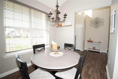 dining room area with new brand new chandelier, LV