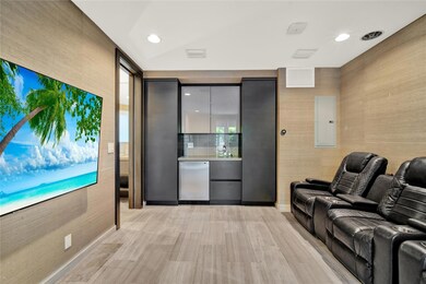 Movie room or can be fourth bedroom with full bath
