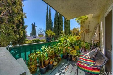 Front patio deck overlooks the green belt