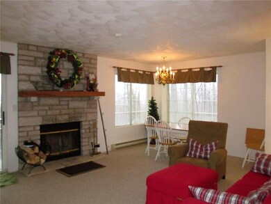 The dining room is off of the living room.