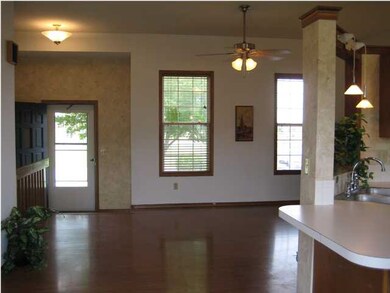 Looking from dining area towards entry & LR.