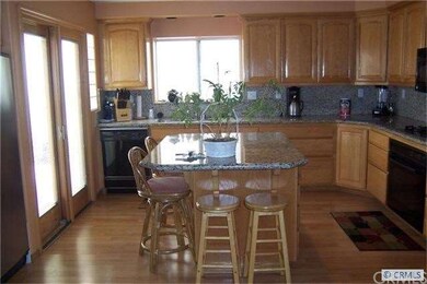 Granite top island
