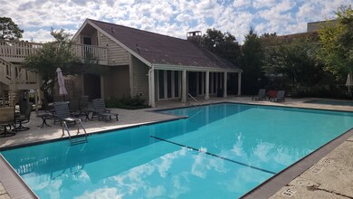 One of the four swimming pools