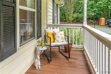 View of wooden porch