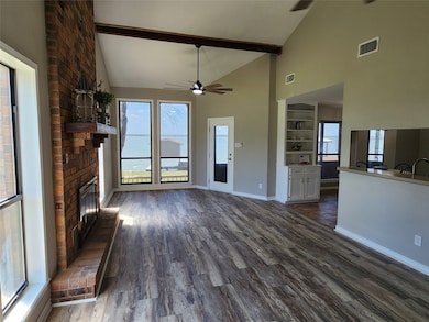 Great lake views from living area