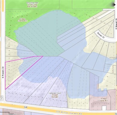 Overhead visual of the property boundaries ... Lot 37 is included as well. This is strictly for an estimate of where the property is.