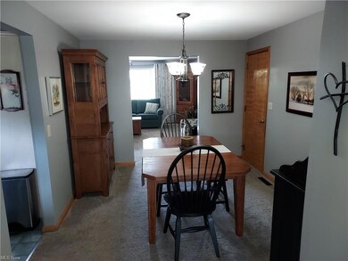 Dining room as viewed from the family room.