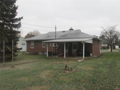 Rear View, Covered Patio