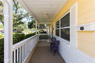 Charming front porch to welcome you home.