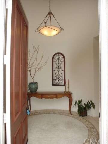 Entry with vaulted ceiling