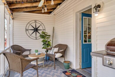 Back covered porch
