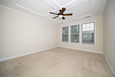 Gorgeous coffered ceilings!