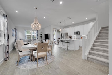 Spacious open living area.