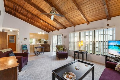 Open Floor Plan with vaulted ceilings