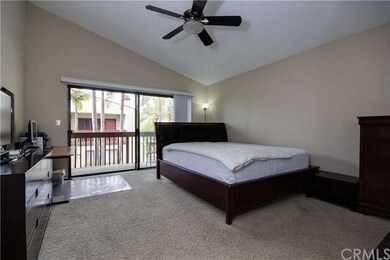 Master bedroom and patio 