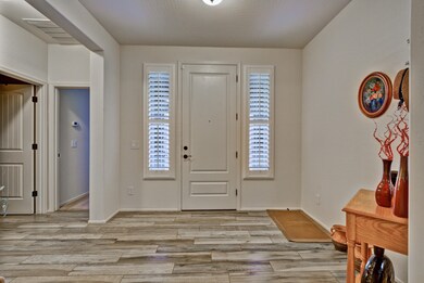 Inside the front entry hall