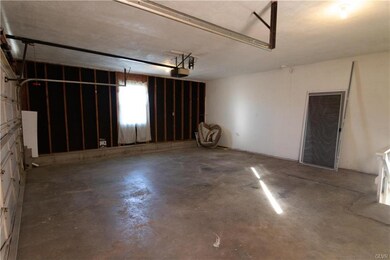 Inside view of the garage