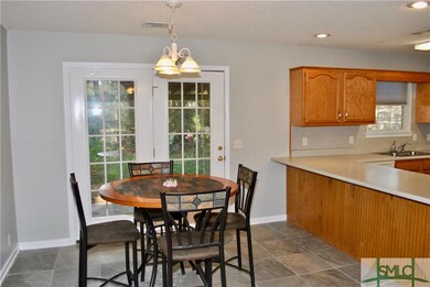 Adjoining Dining Area w/New Ceramic Tile and Walk-