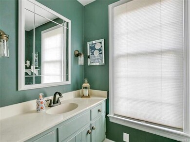 Half bath off the foyer