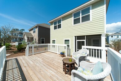 Backyard deck for entertaining