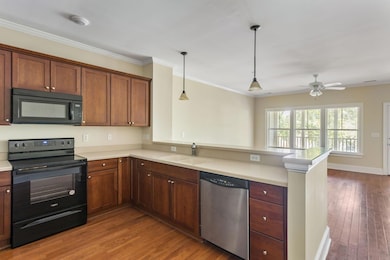 Kitchen open to living
