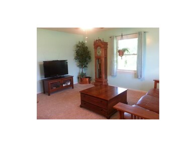 living room with another window