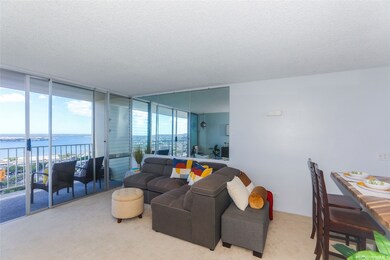 Wake up to the soothing sight of the ocean right from your living room.