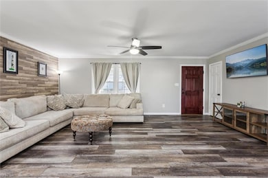 Spacious family room