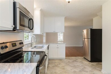 View into dining and family rooms, great open plan