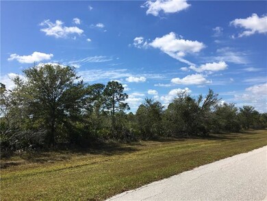 Road frontage of subject property