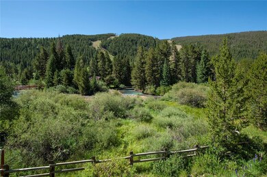 View of the Snake River and Keystone Ski Area from