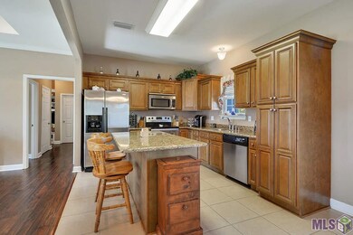 Open floorplan lets the cook be part of the action