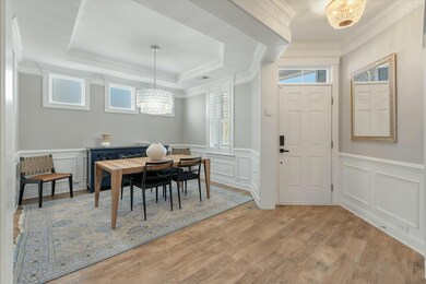 Entryway and dining room