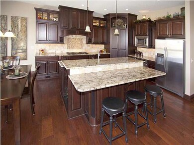 3 layered granite bar island. Room to make your sp
