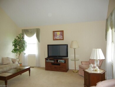 Vaulted great room with lots of natural light!