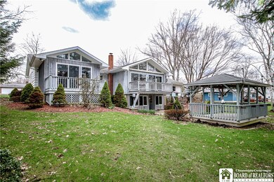 Back yard with gazebo for entertaining