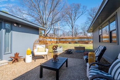 Rear patio