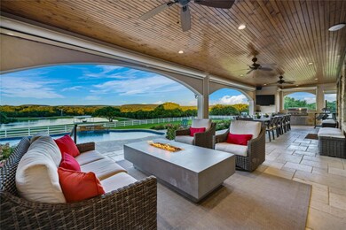 View of patio with fence, an outdoor living space